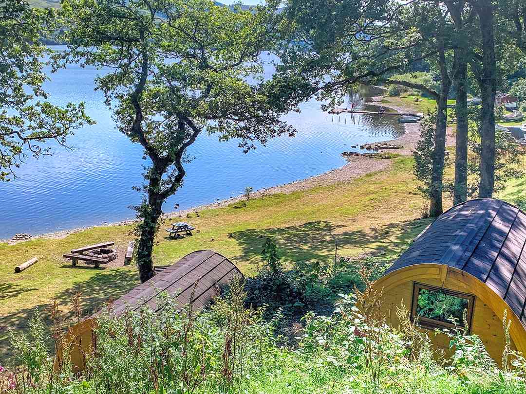 Loch Awe Camping Pods: Peaceful and relaxing views from the pods (photo added by manager on 15/08/2022)
