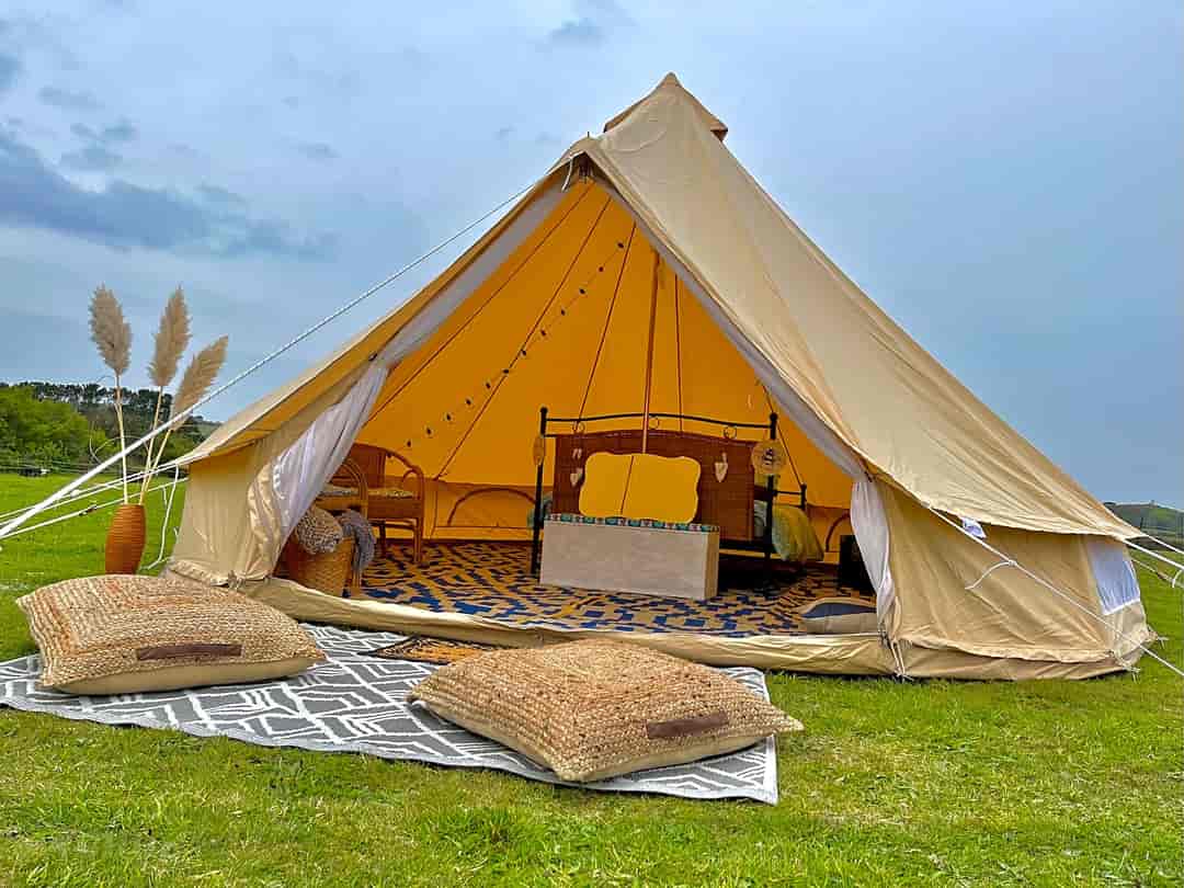 Rosewarne Campsite: Bell tent