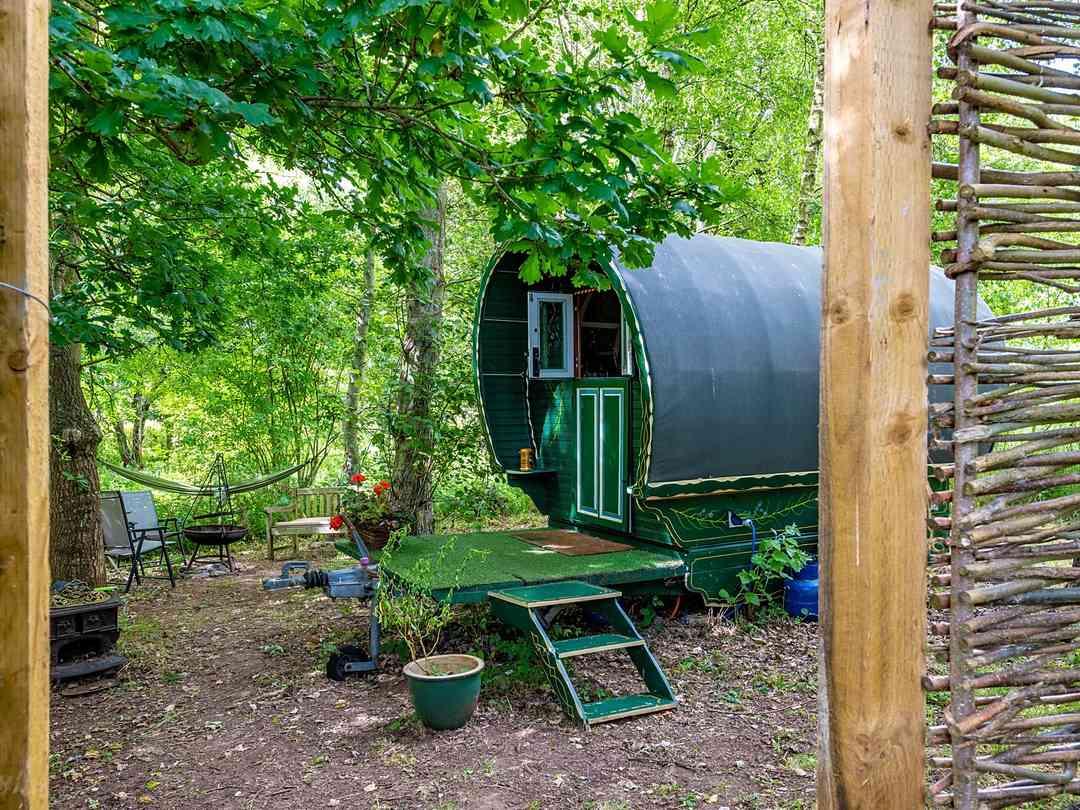 Yonder Meadow Holidays: Screened by willow fences (photo added by manager on 14/07/2022)