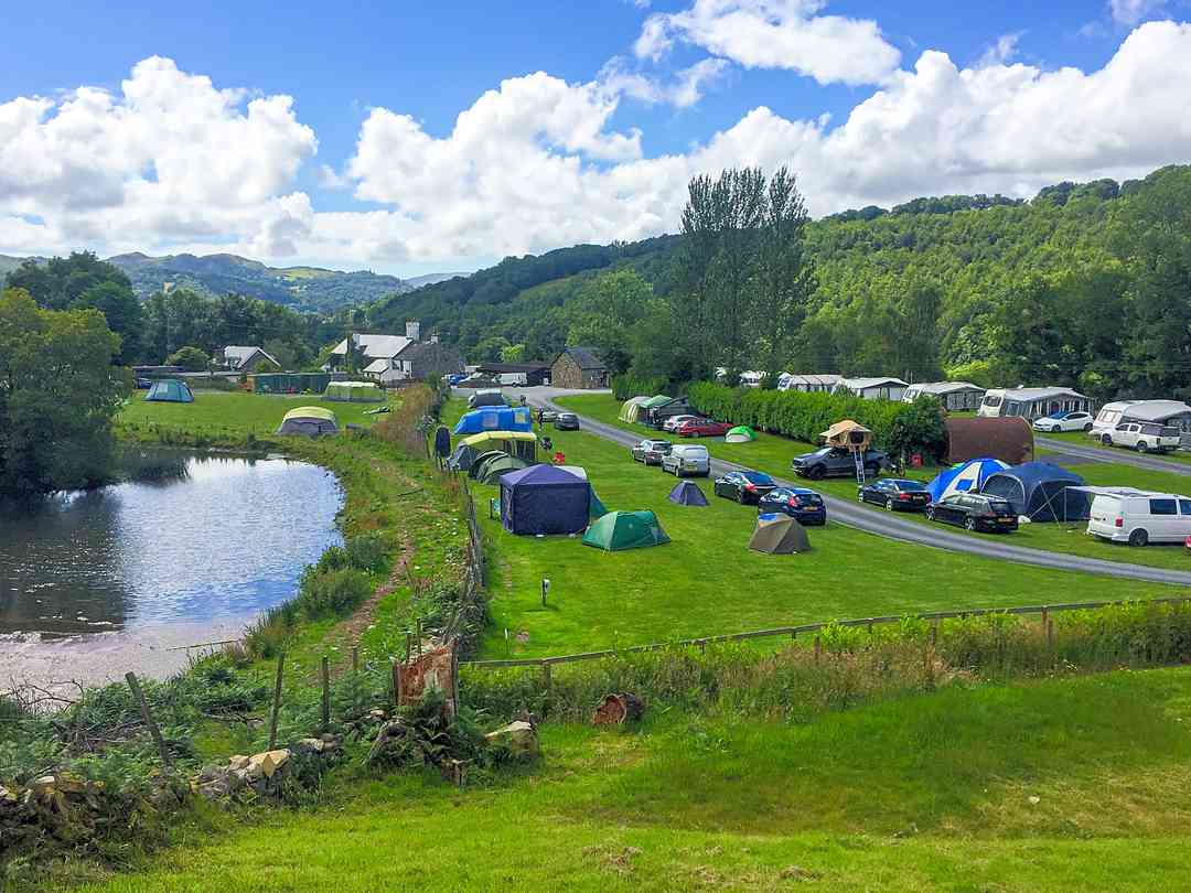 Torrent Walk Campsite and Bunkhouse: Great views from the pitches (photo added by manager on 11/07/2022)