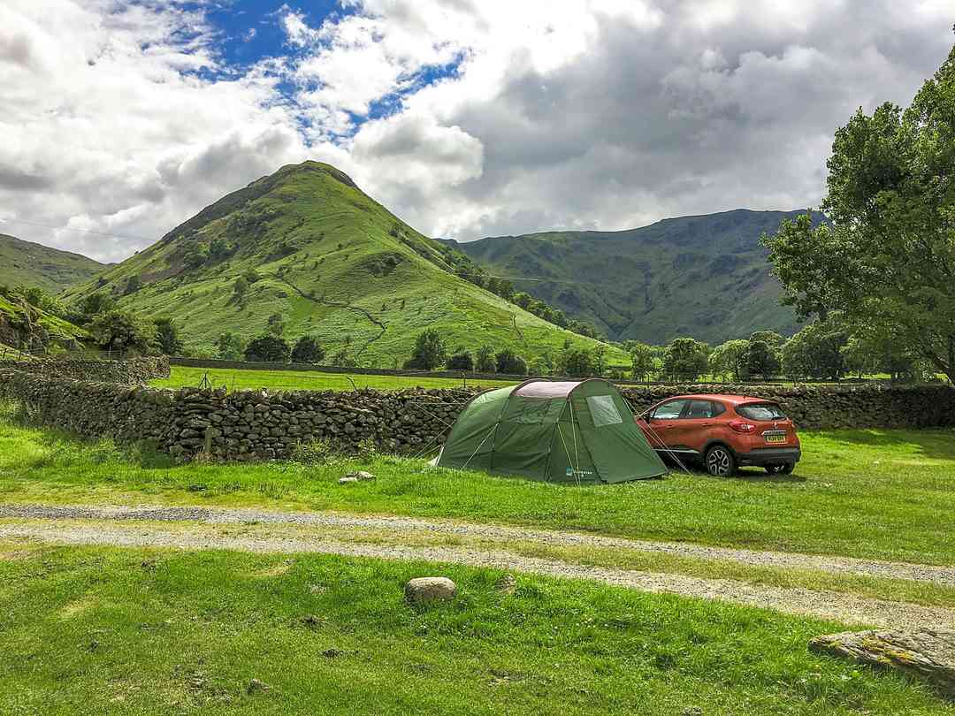 Find Tent Campgrounds in The Lake District and Cumbria England