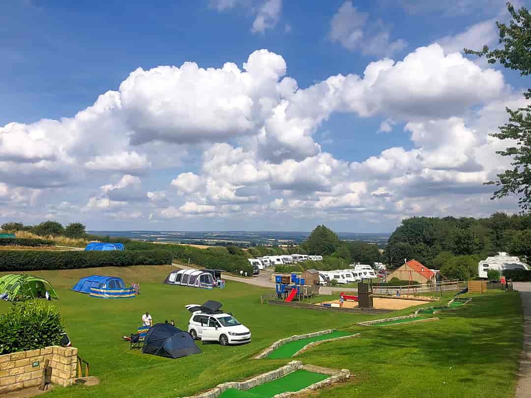 Golden Square Touring and Camping Park: Lovely views