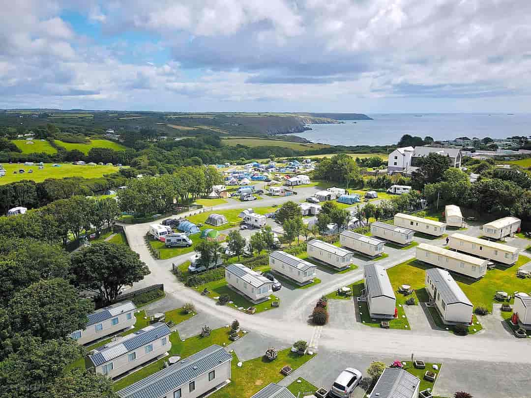 Chy Carne Holiday Park: Bird's-eye view (photo added by manager on 09/03/2022)