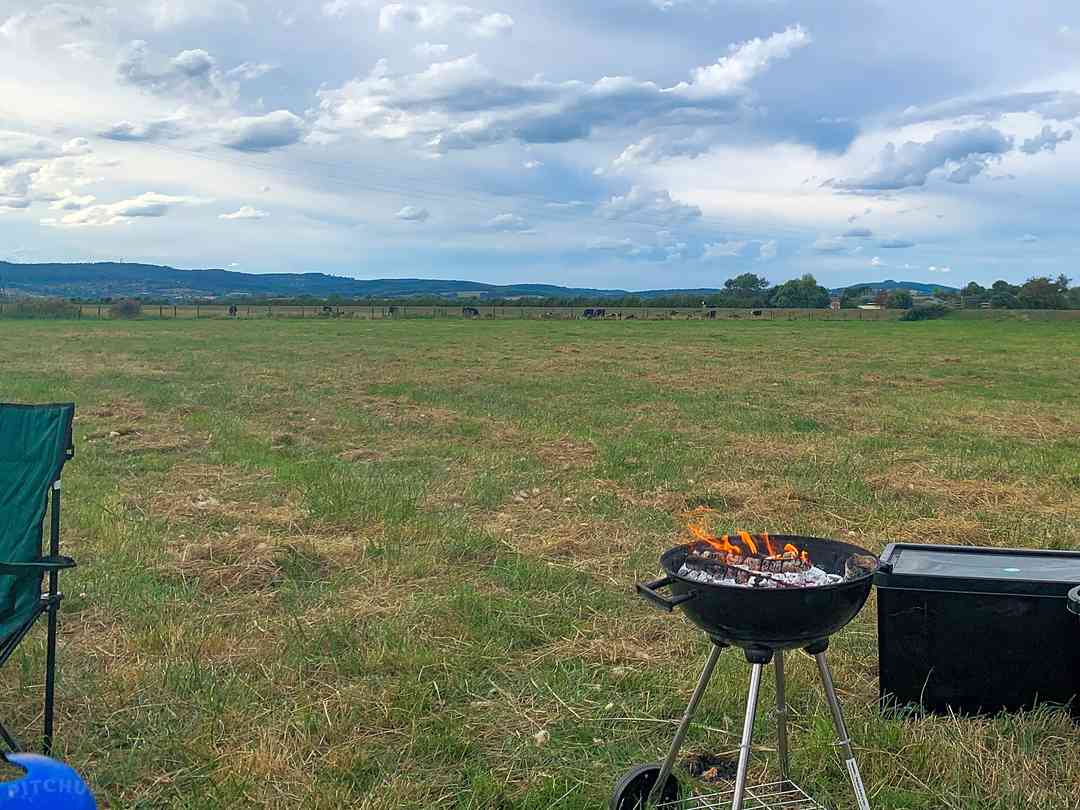 River Severn Bank Pop-up Campsite: Visitor image of their quiet spot