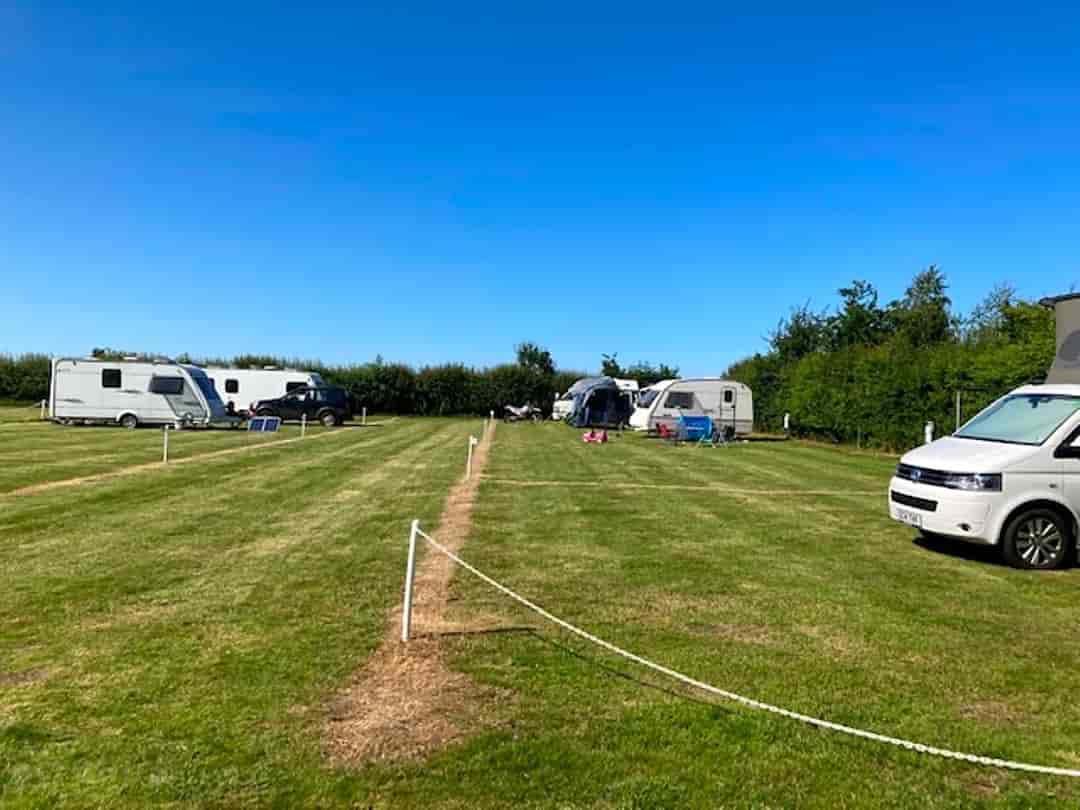 Brockford Sidings Campsite: Electric and non electric pitches