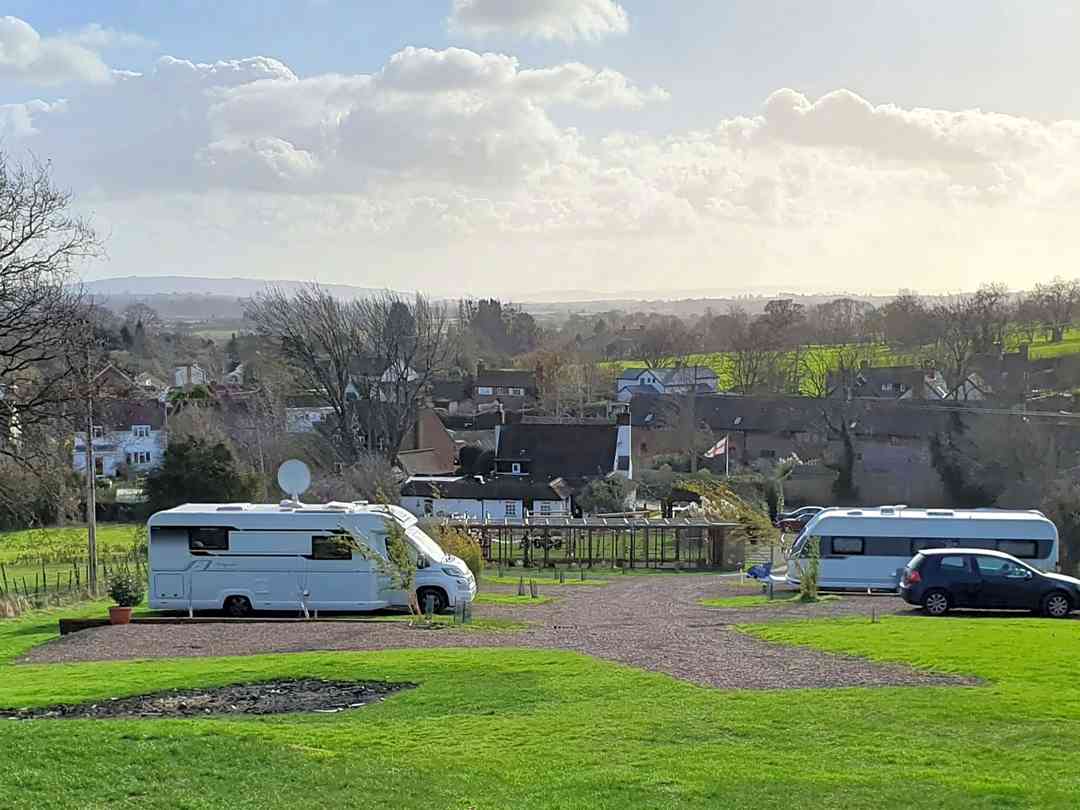 The Old Bush: Pitches up high so great views (photo added by spencer_r295485 on 02/02/2020)
