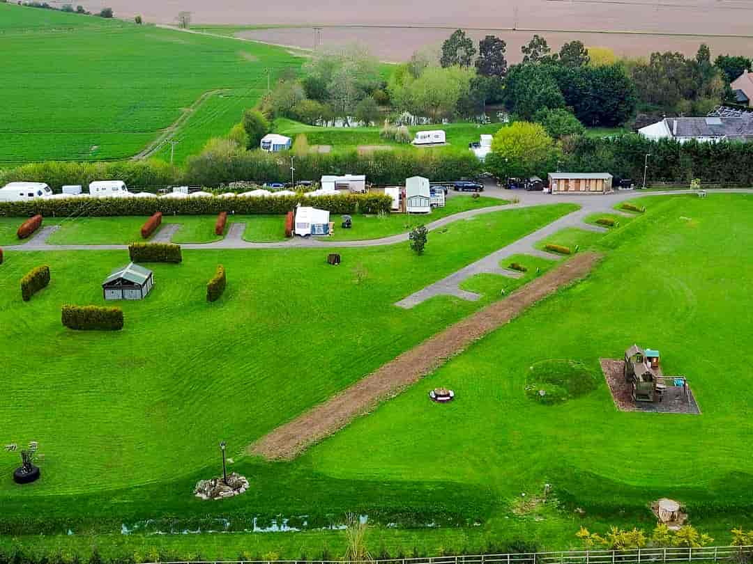 Strattons Farm Campsite: Play field and campsite (photo added by manager on 20/04/2023)