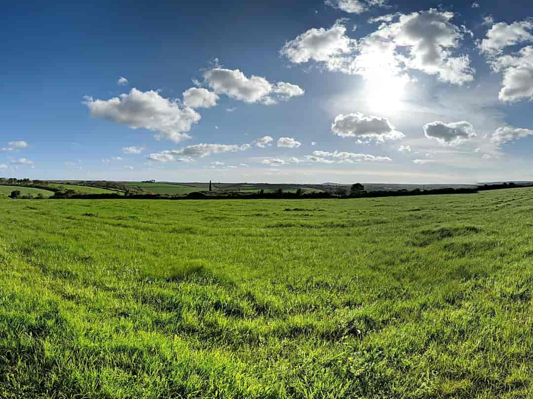 Hope Farm Holidays: Our Camping Field (panoramic view)
