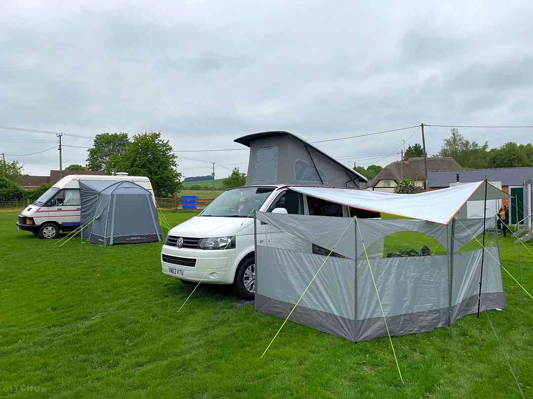 The Crown Inn: The campsite
