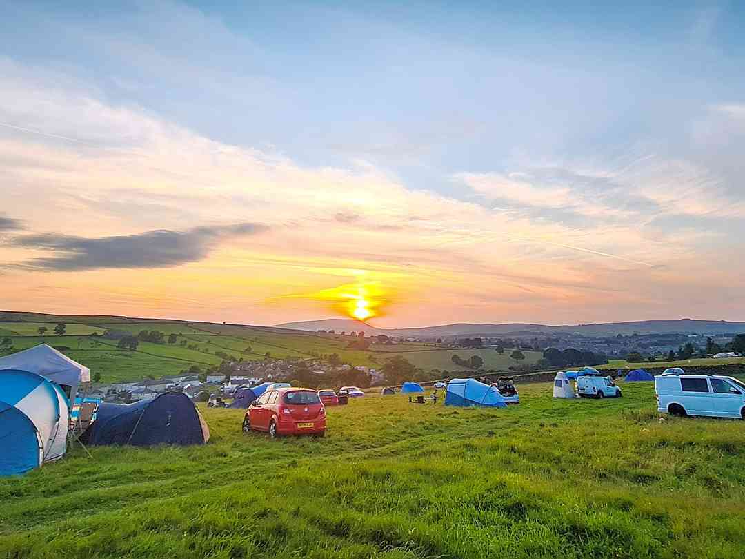 Pendle Prospects Wild Camping: Visitor image of the sunset