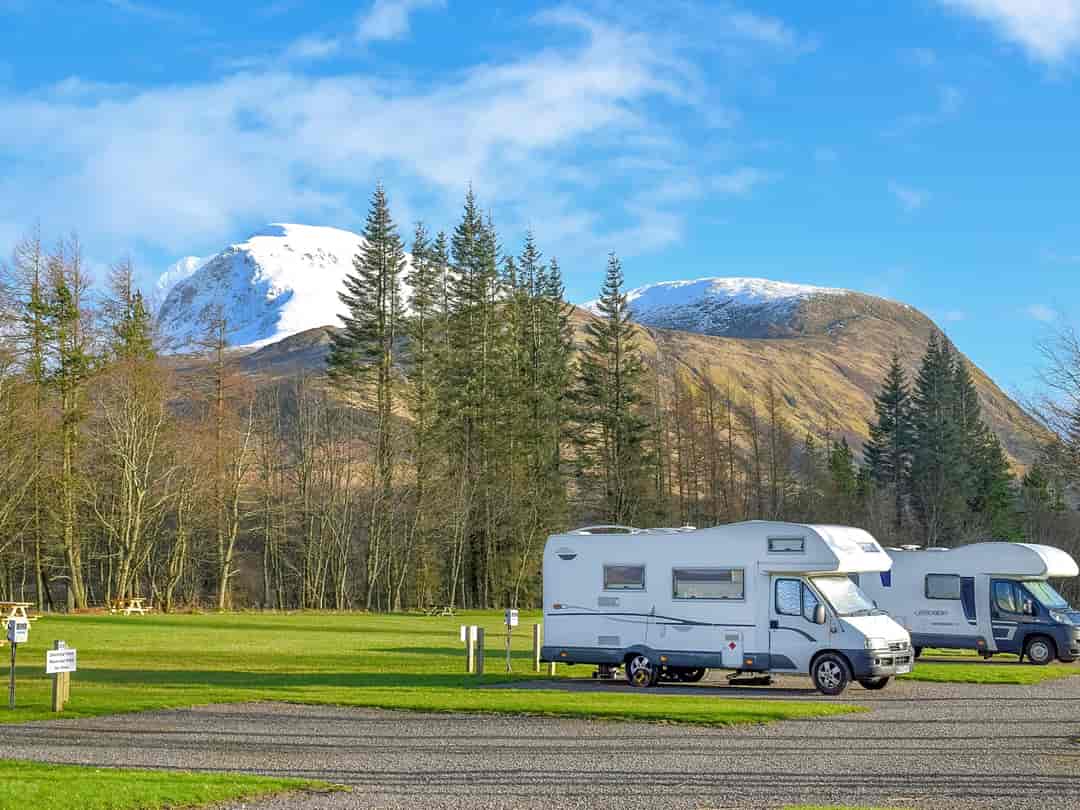 Ben Nevis Holiday Park: Hardstanding pitches