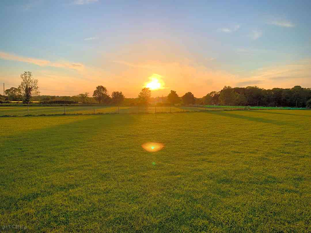 Walnut Tree Meadow Camping: View from free dog walking field. (photo added by  on 05/29/2022)