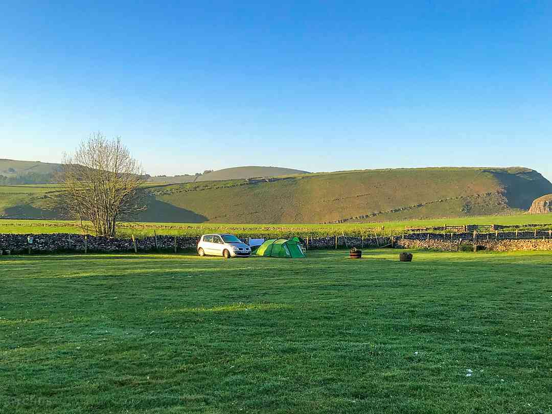 Lane End Farm: Visitor image of grass pitches on site