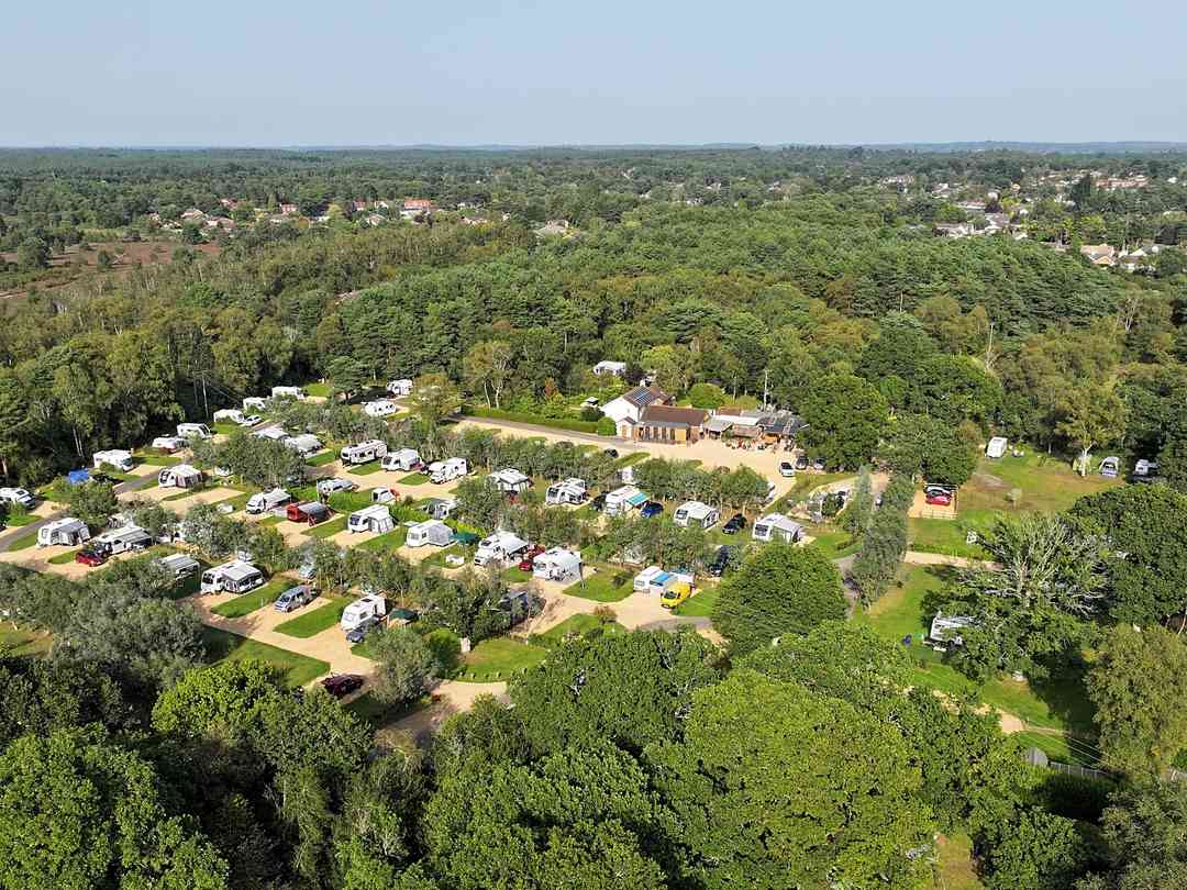 Aerial view of the site (photo added by manager on 04/23/2024) Back of Beyond Touring, Camping and Glamping Park: Aerial view of the site (photo added by manager on 04/23/2024)