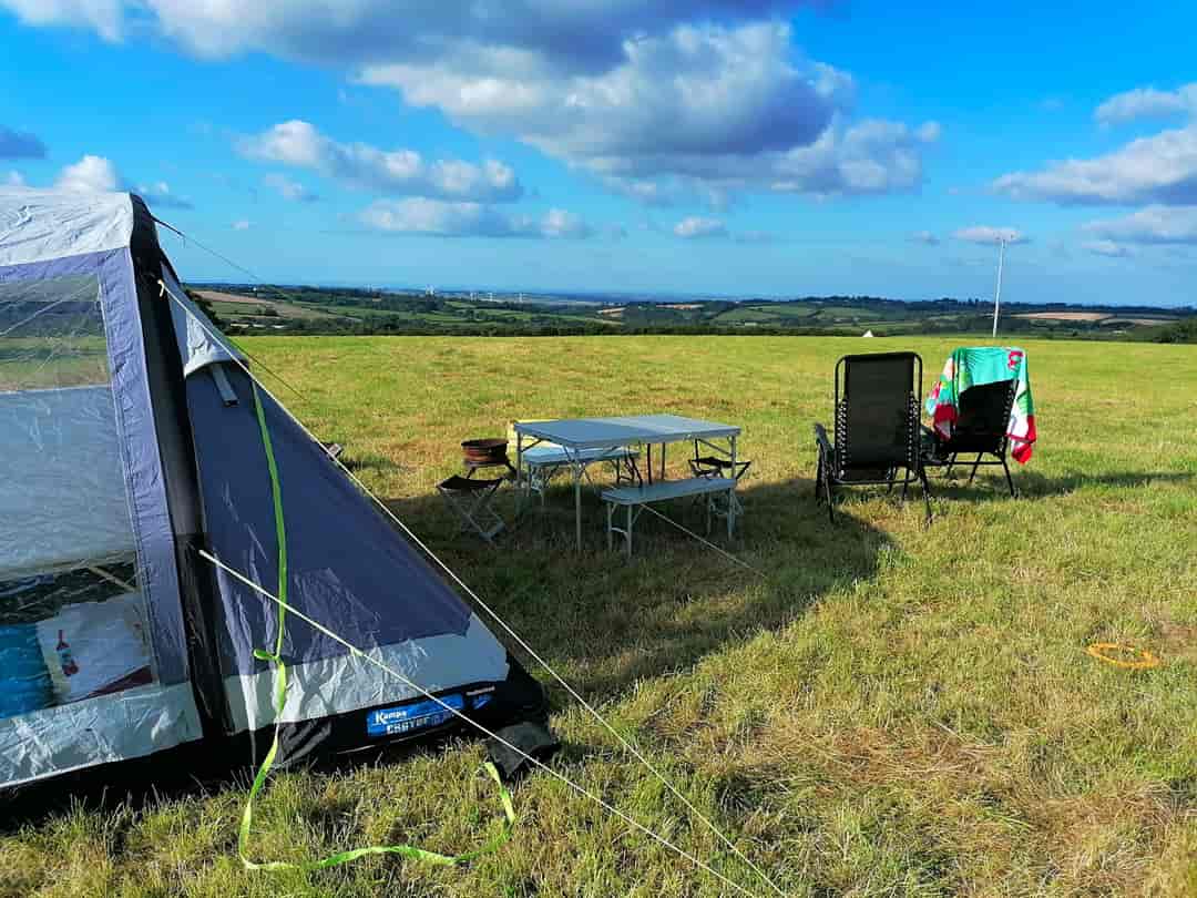 Lovaton Farm Camping: A view not to be missed