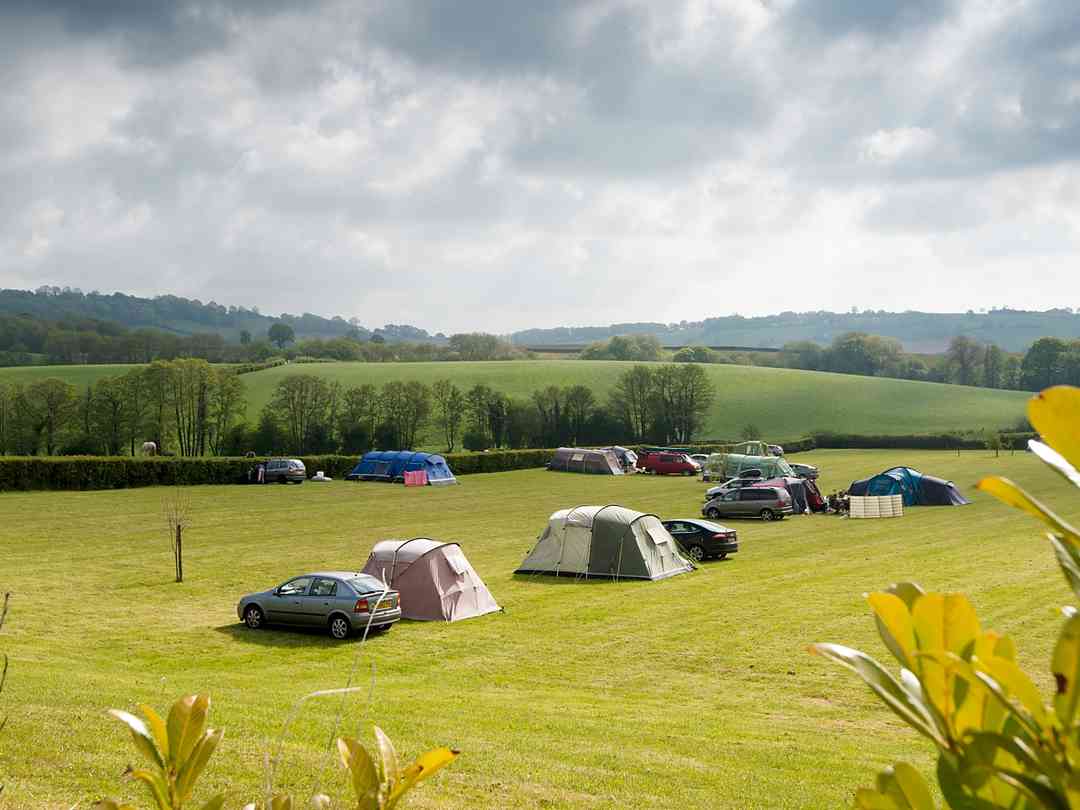 Burhope Farm Campsite: Open views