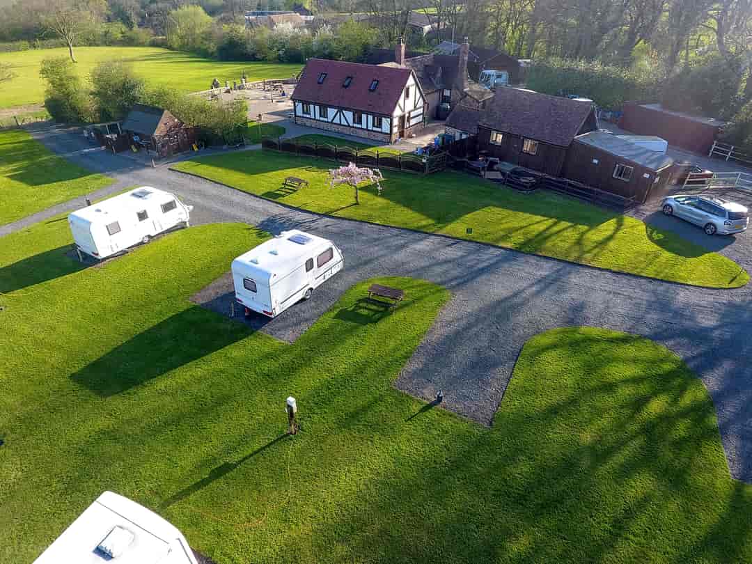 Walnut Cottage Caravan Park: Overhead view of chalet (photo added by manager on 28/07/2022)