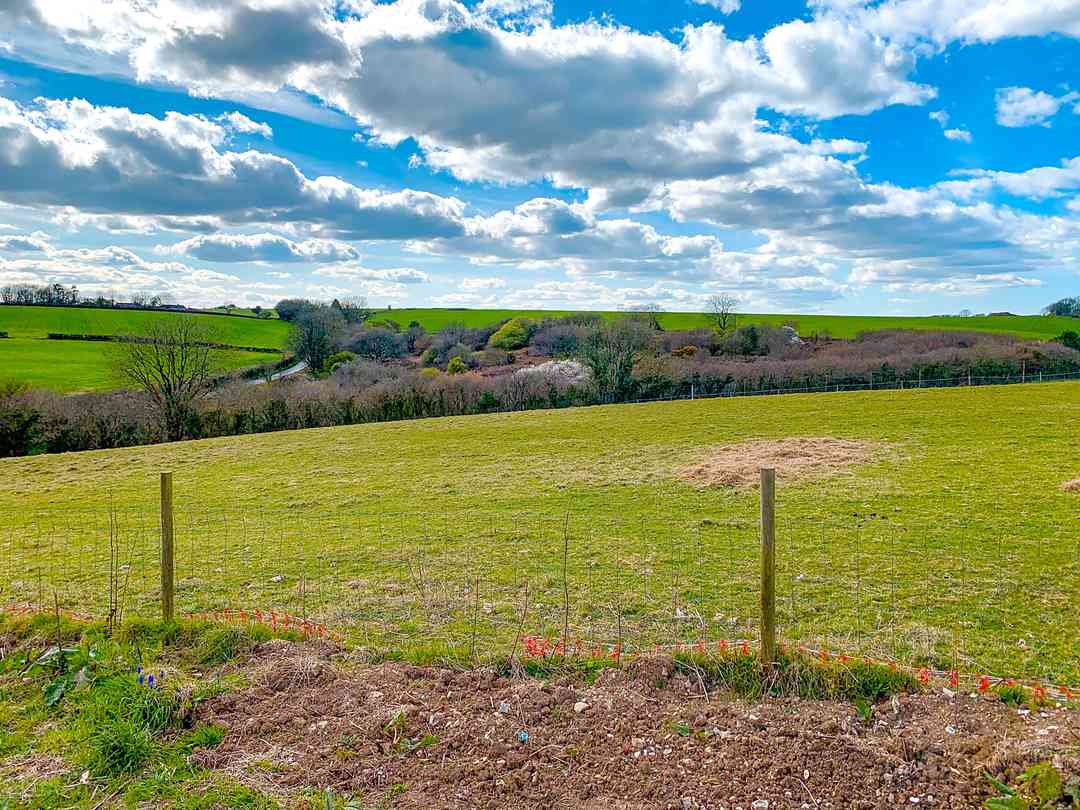 View from the pitch (photo added by manager on 11/10/2022) Pear Tree Farm: View from the pitch (photo added by manager on 11/10/2022)