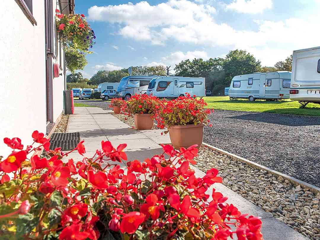 The Pepper Pot Caravan Park: View of the pitches