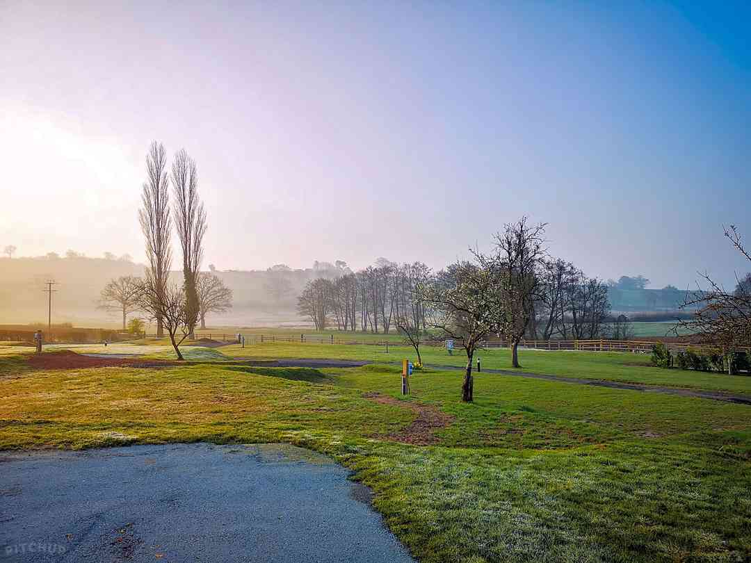 Bryndu Caravan and Camping: Morning on site (photo added by manager on 22/08/2022)