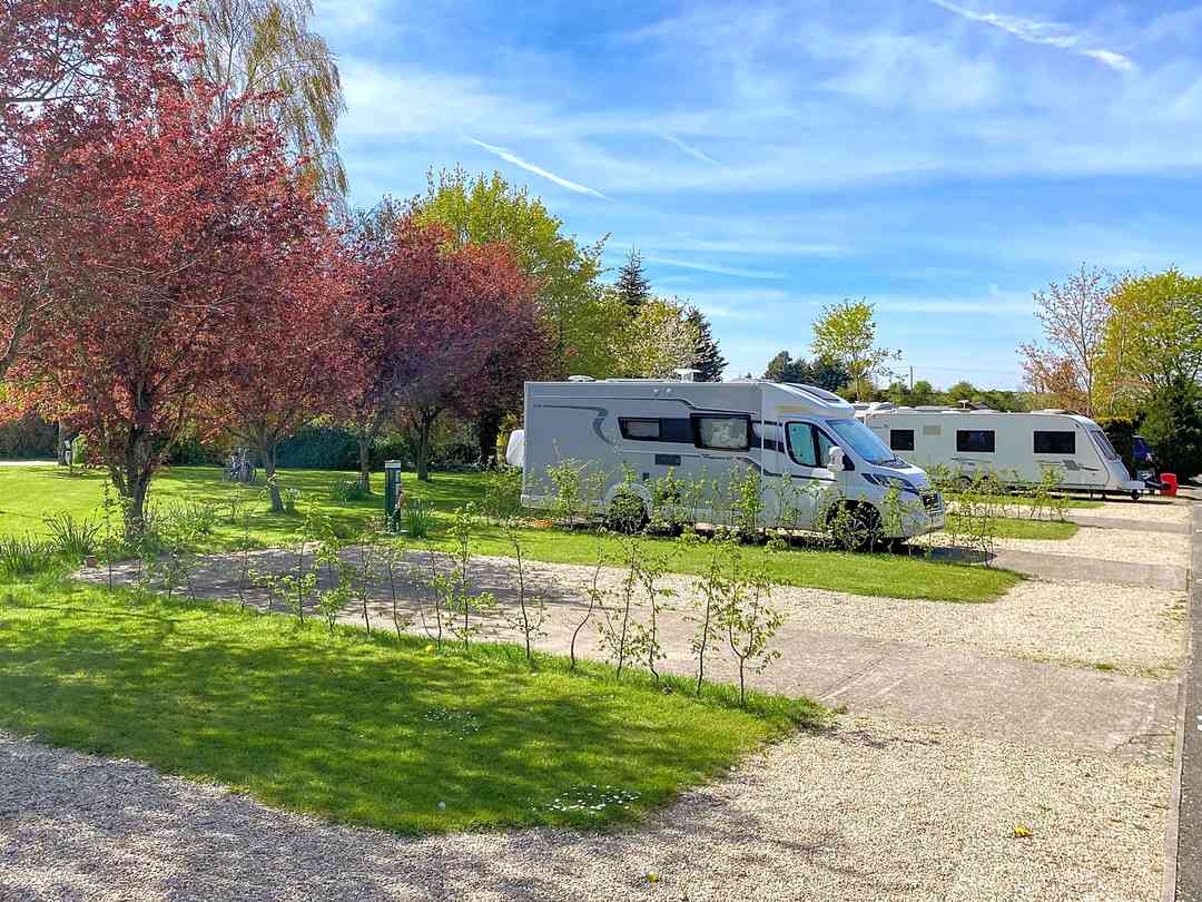 Briarfields Touring Park: Hardstanding pitches on site