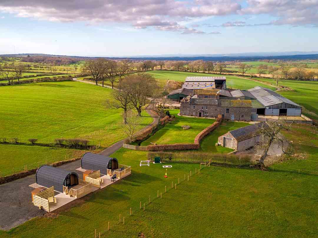 Farm view (photo added by manager on 08/08/2024) Hardrigg Hall Glamping: Farm view (photo added by manager on 08/08/2024)