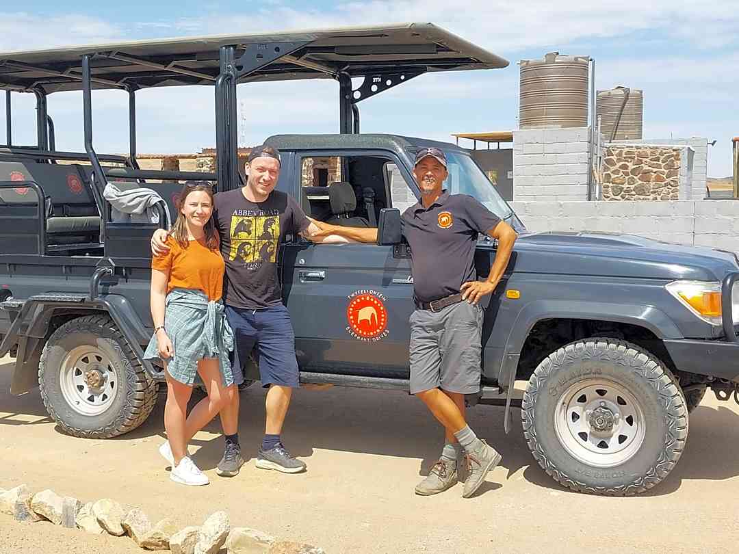 Twyfelfontein Elephant Campsite: Desert elephant lovers from Malawi (photo added by manager on 20/03/2023)