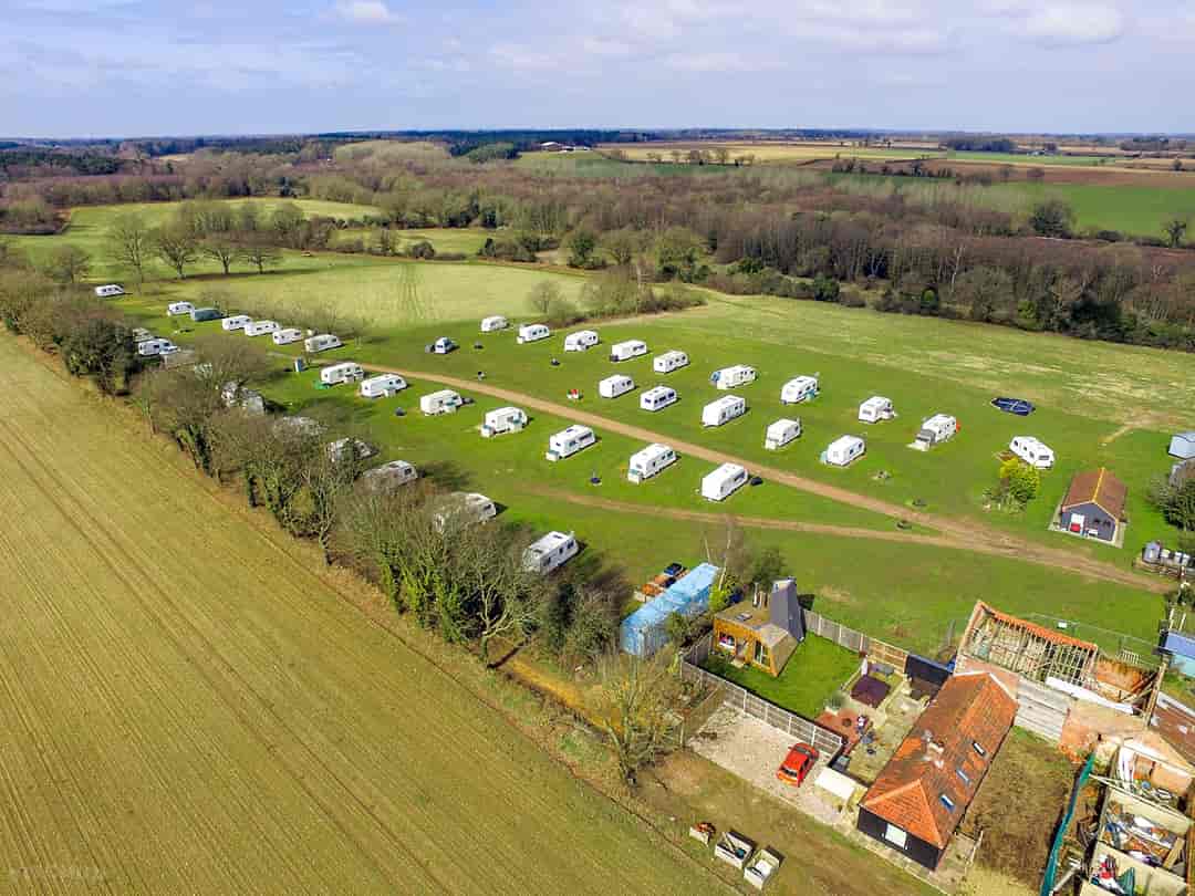 Top Farm Caravan and Camping Site: Grass pitches (photo added by manager on 09/05/2022)