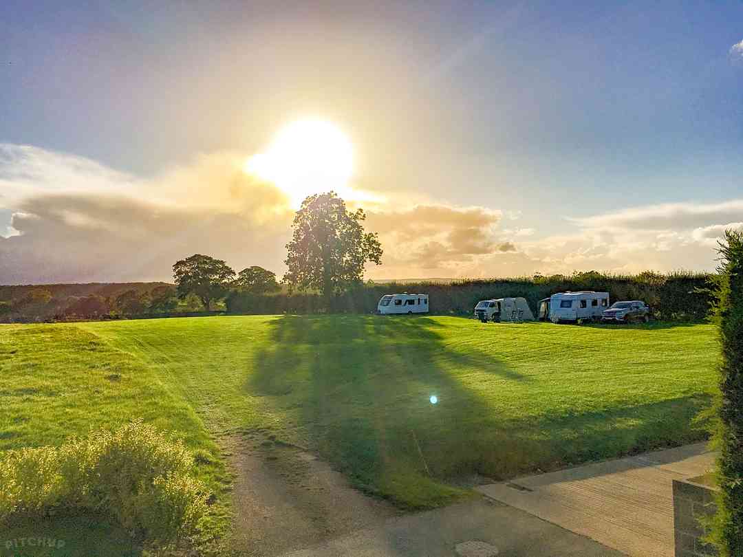 Howgrave Hall Caravan Park: Pitches