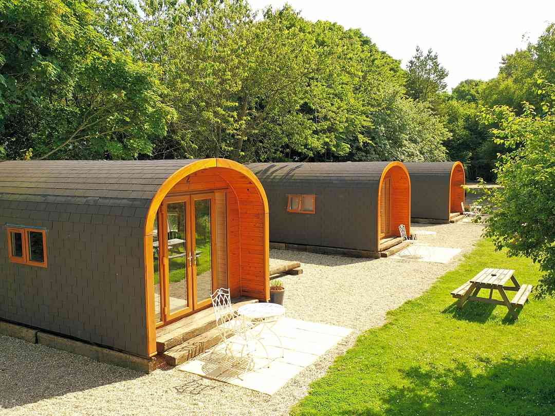 Viking Garth Hideaways: View of the pods. (photo added by  on 07/23/2021)