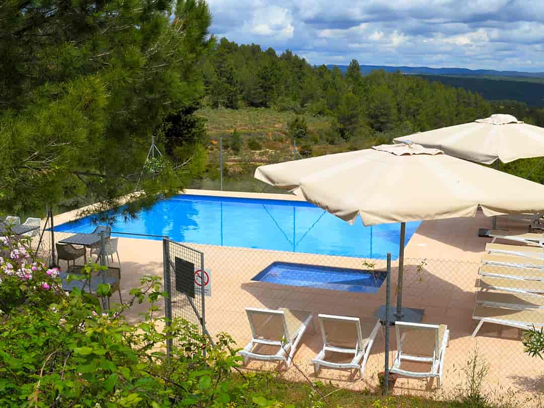 Casas Benali: Views over the valley from the pool