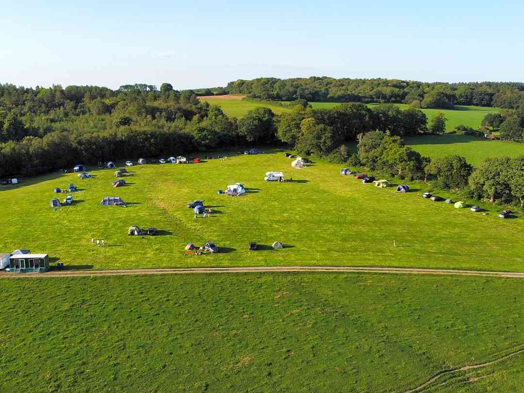 Aerial view of the campsite. (photo added by on 25/07/2021)