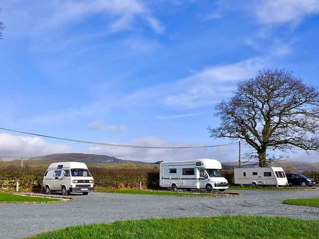 Orcaber Caravan and Camping Site: Super pitches - hard standing, water tap and grey waste disposal (photo added by manager on 01/11/2023)