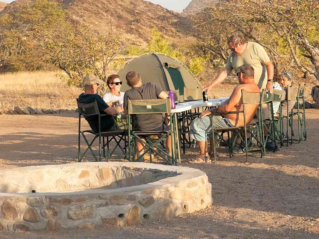 Twyfelfontein Elephant Campsite: The evening sun (photo added by manager on 20/03/2023)