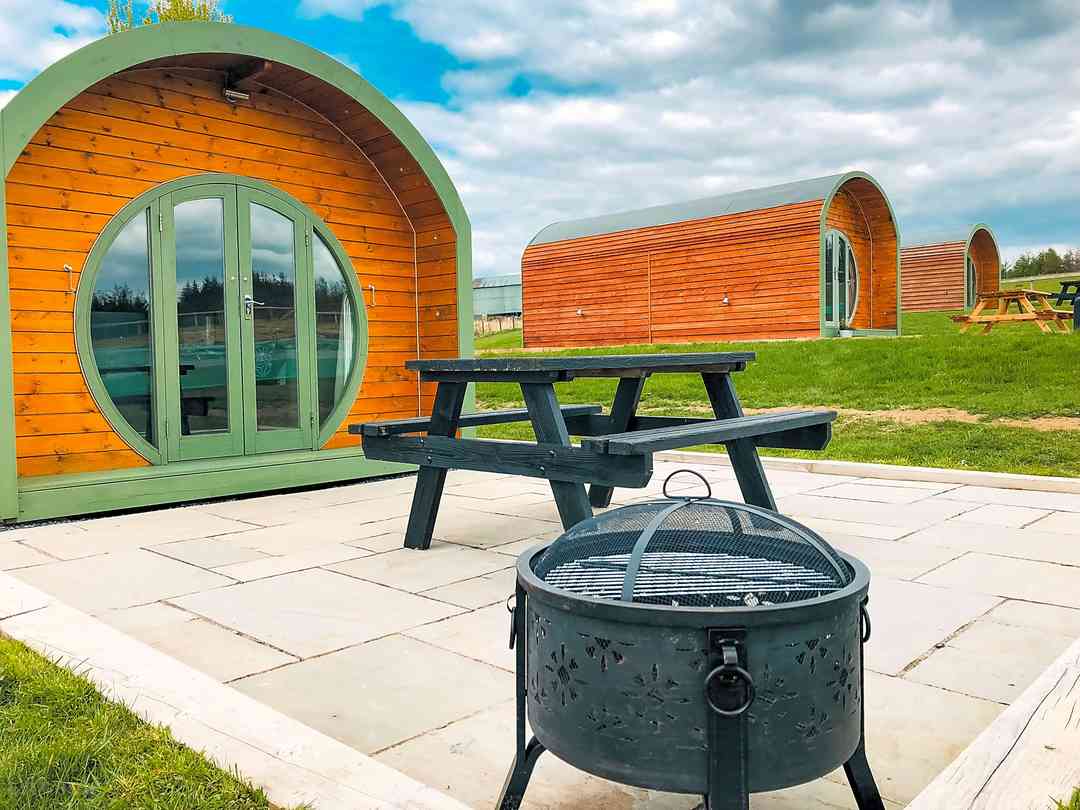 Barnharrow Holiday Pods: We have three pods for you to choose from.