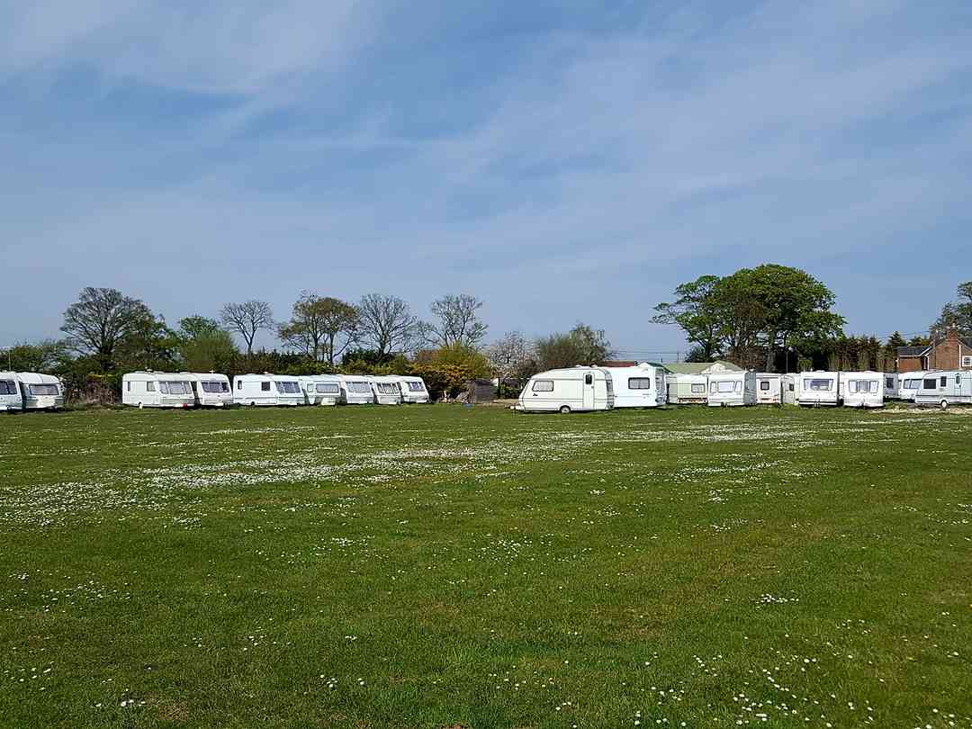 Top Yard Farm Caravan Park: View of the electric field (photo added by manager on 28/07/2016)