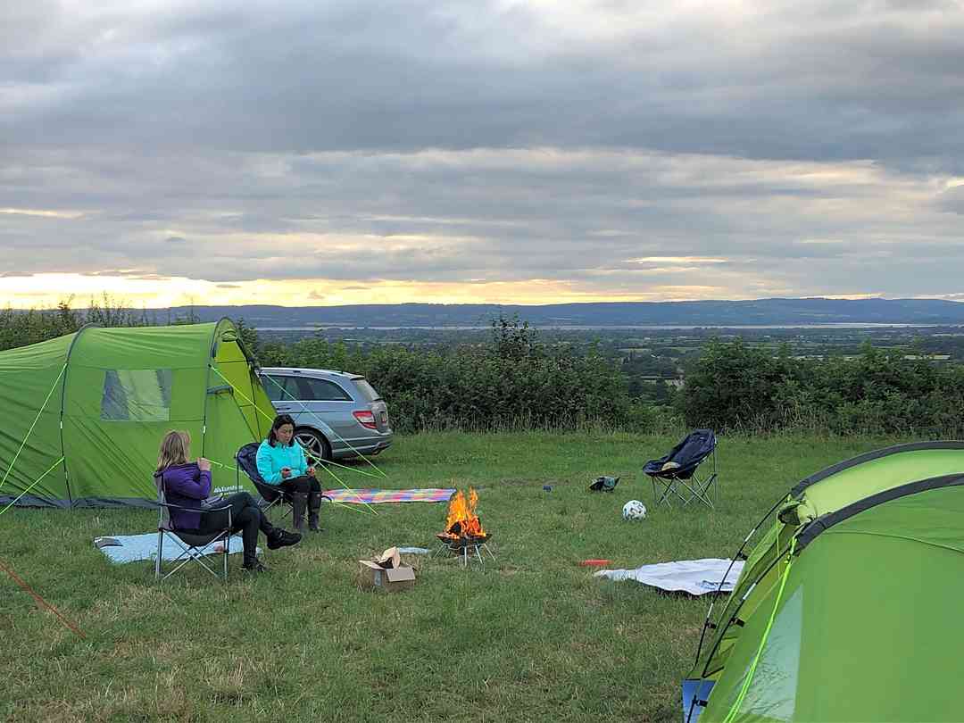 Woodleigh: Pitch area. With stunning views