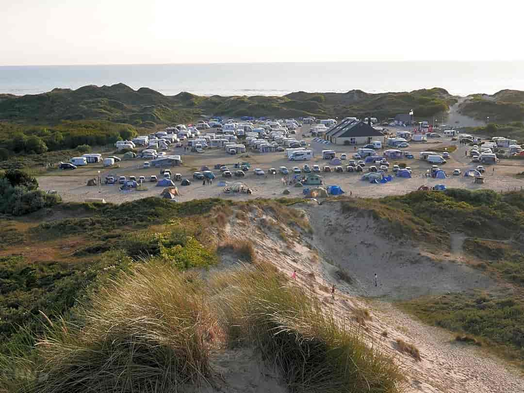 Camping de la Mer: Panoramic view of pitches