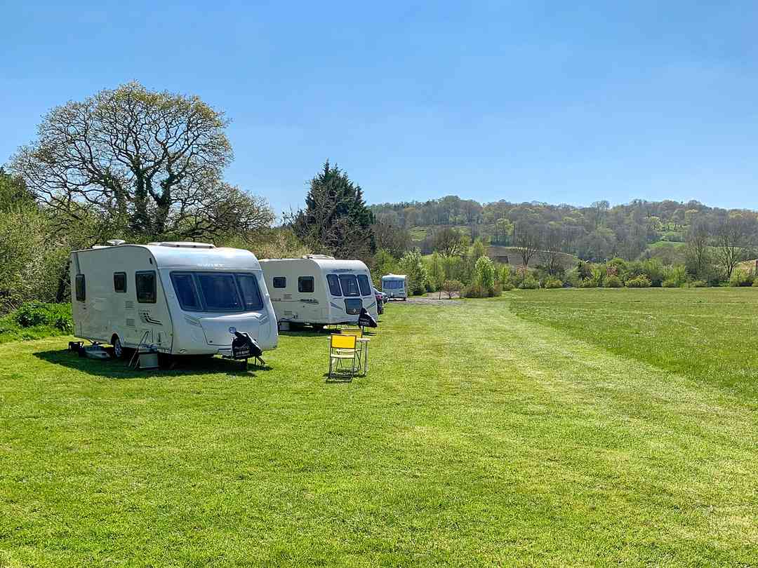 Shaftesbury Country Touring Park: Electric grass touring pitch (photo added by manager on 04/08/2022)