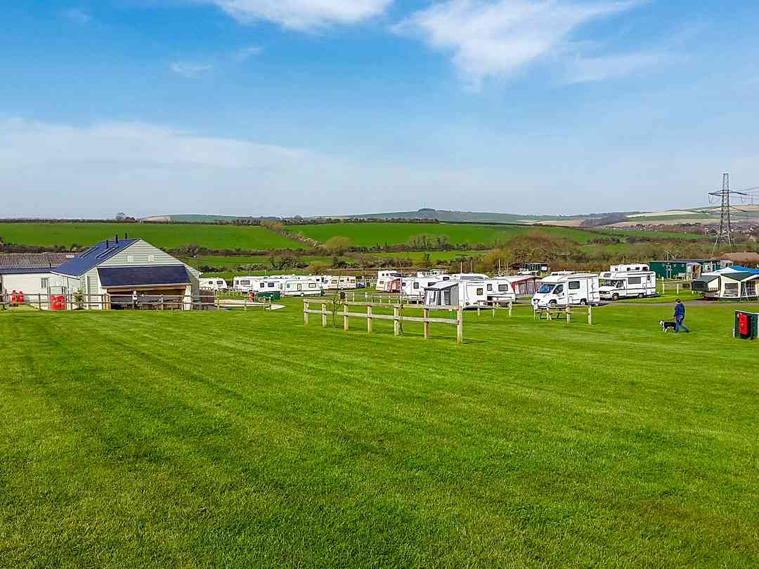 Higher Moor Farm Campsite: Pitches on site