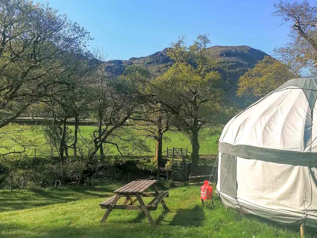 Inside Out Camping Yurts at Seatoller: Visitor image of the beautiful views