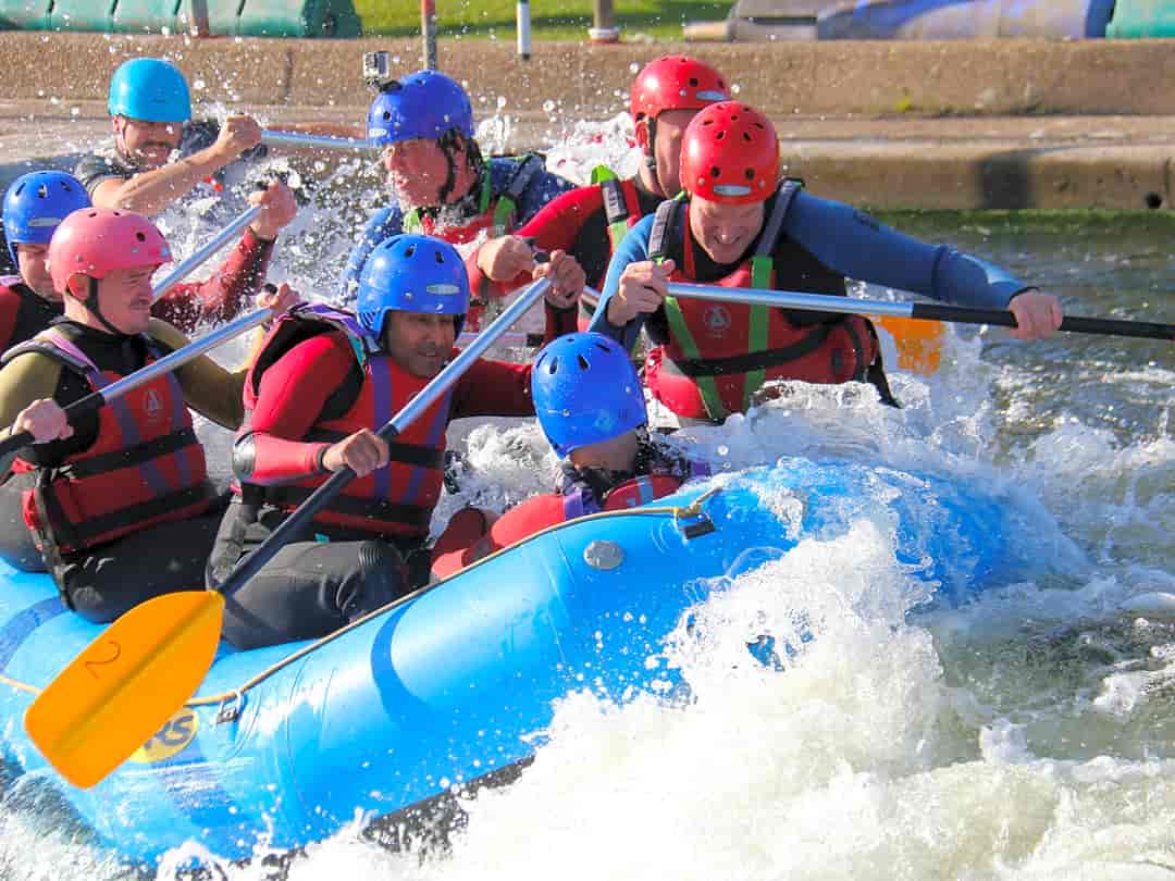National Water Sports Centre: Whitewater rafting