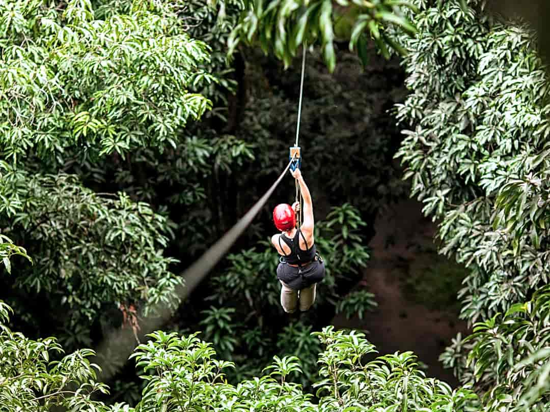 Picocanoa Rodavento: Ziplining