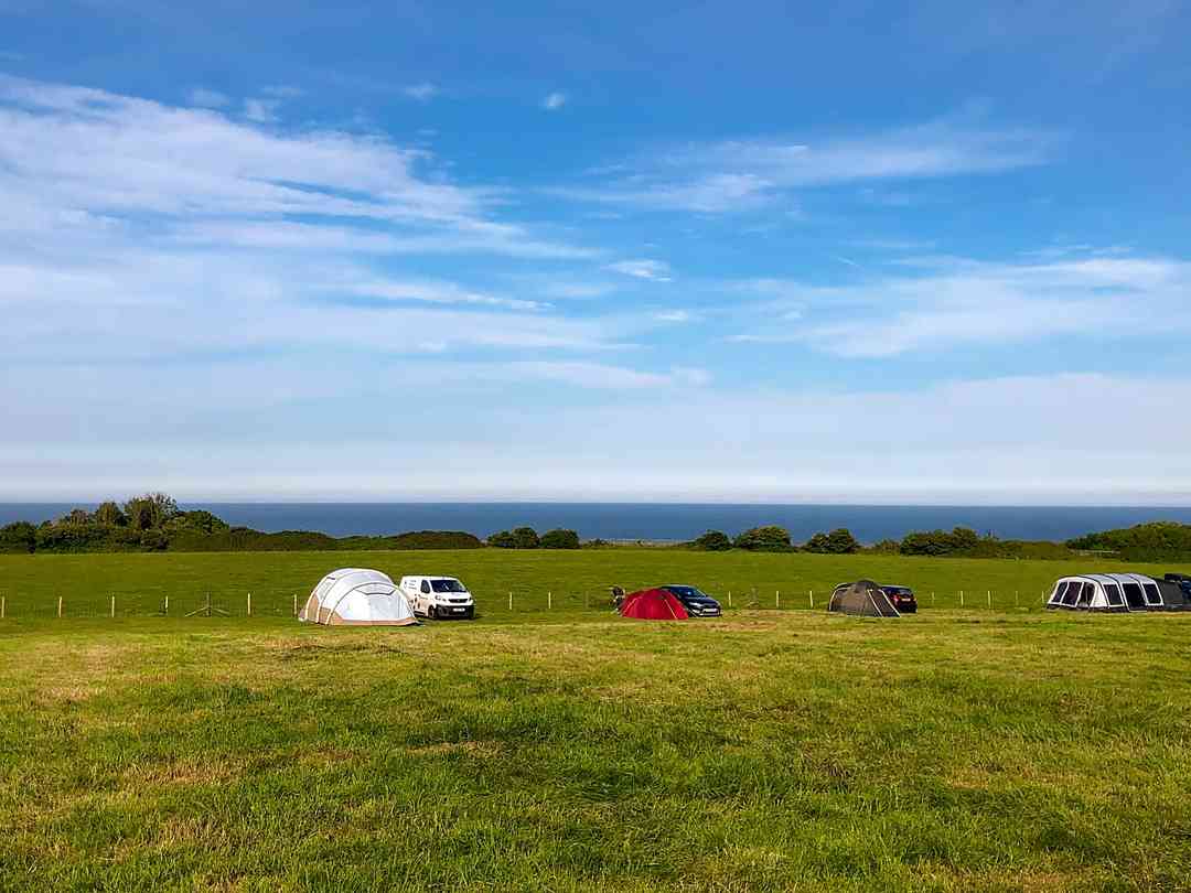 Farsyde Farm: Visitor image of the view from the campsite (photo added by manager on 01/09/2022)