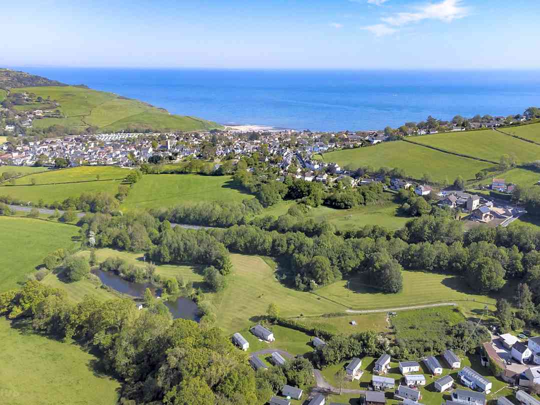 Aerial View - Lyme Regis (photo added by manager on 04/07/2024) Wood Farm Holiday Park: Aerial View - Lyme Regis (photo added by manager on 04/07/2024)
