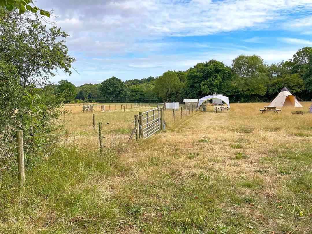 Deaks Acres: View of the field from the top entrance (photo added by manager on 05/25/2023)