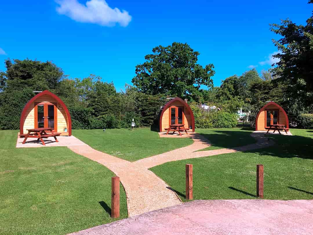 Briarfields Touring Park: We have 3 cosy glamping pods