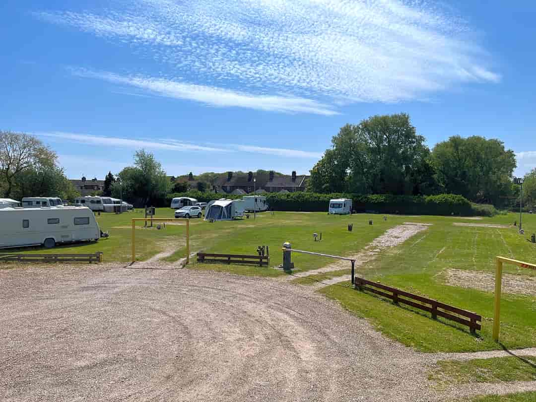 Grasmere Caravan Park: Summer sky over the touring site (photo added by manager on 24/05/2023)