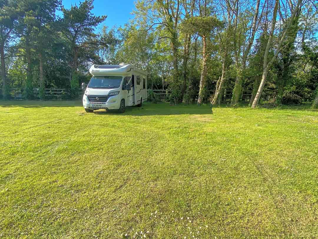 The Vale Park Hotel and Touring Site: Electric motorhome pitch