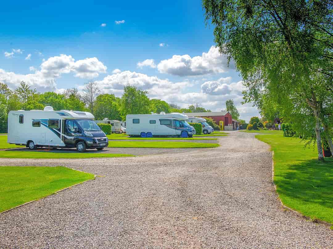 Linwater Caravan Park: Spacious hardstanding pitches (photo added by manager on 02/08/2022)